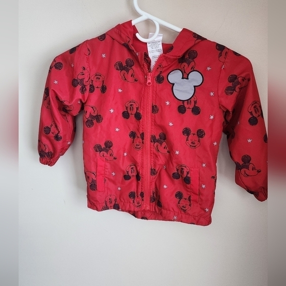 Disney Mickey Mouse Kids Red Jacket Size 3t. - Picture 6 of 7